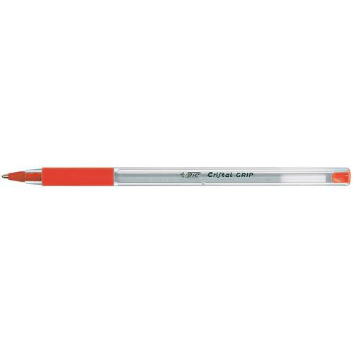 Stylo à Bille - Bic Cristal Grip - Rouge