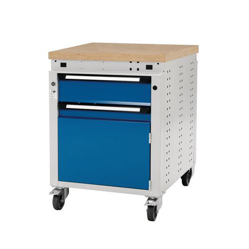 Servante Mobile Larg.605 1tiroir+1porte Multiplis 40