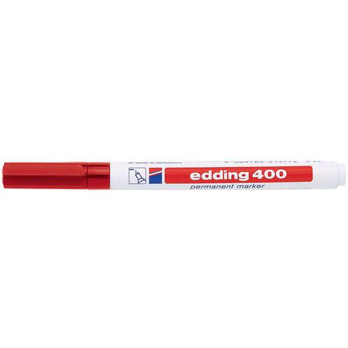 Marqueur Edding 400 Rouge - Trait Largeur:1 Mm