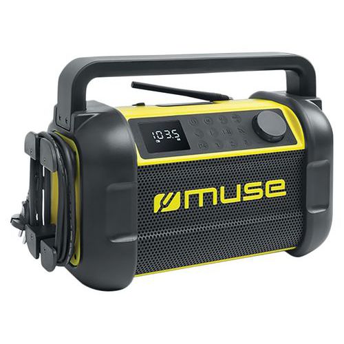 Radio De Chantier Avec Bluetooth - Noir/jaune - Muse
