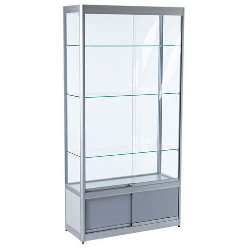 Vitrine D'exposition 1000x400x2000mm Et Placard - Aluminium