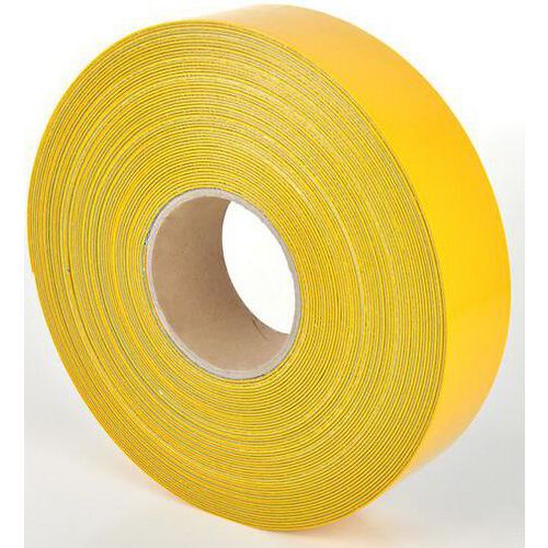 Bande Marquage Adhesive Brillant Larg.50mm - Jaune