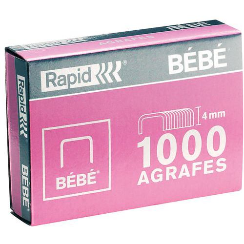 Agrafes bébé lot de 1000 - Rapid 