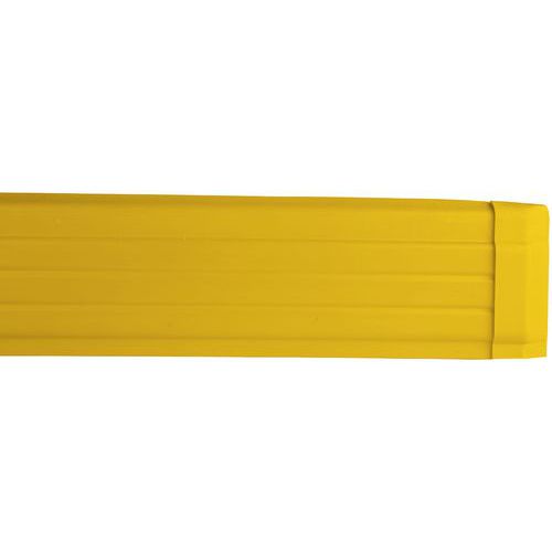 Plinthe Murale 84mmx14mm L.6000mm Jaune