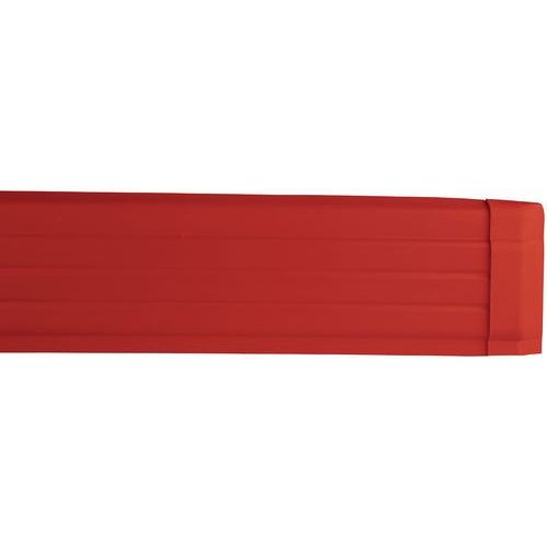 Plinthe Murale 84mmx14mm L.6000mm Rouge