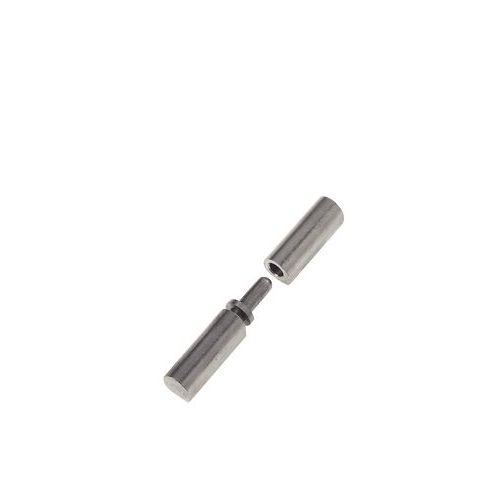 Emka - Paumelle à souder axe fixe - Acier 8 mm - 80 mm de long - Quincaillerie robuste