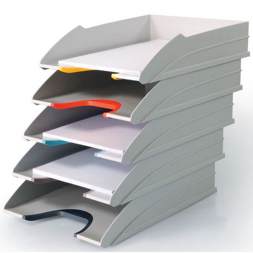 Durable 1 Set De 5 Corbeilles à Courrier VaricolorÂ® Mix A4 - Durable