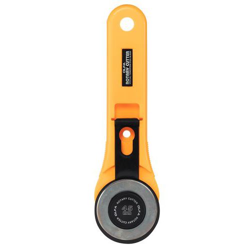 Cutter lame tournante ambidextre RTY-1G - Lame Ø 45 mm - Olfa Cutter lame tournante ambidextre RTY-1G - Lame Ø 45 mm - Olfa