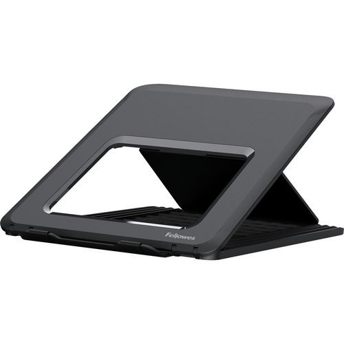 Fellowes - Support PC Breyta Noir - Ergonomique Télétravail - Charge 4kg - Hauteur Réglable