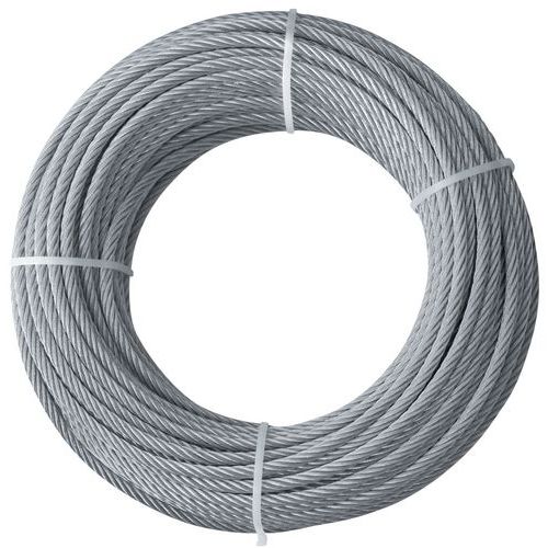 Rouleau 50m Cable Acier Inox Diametre 8mm
