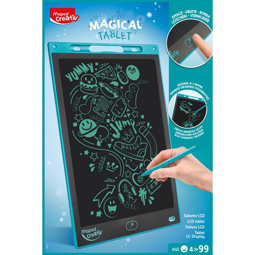 Tablette-ardoise effaçable à sec Magic Board grand format thumbnail image 1