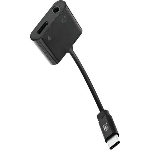 Adaptateur Usb-c Vers Jack 3.5 Mm Et Usb-c