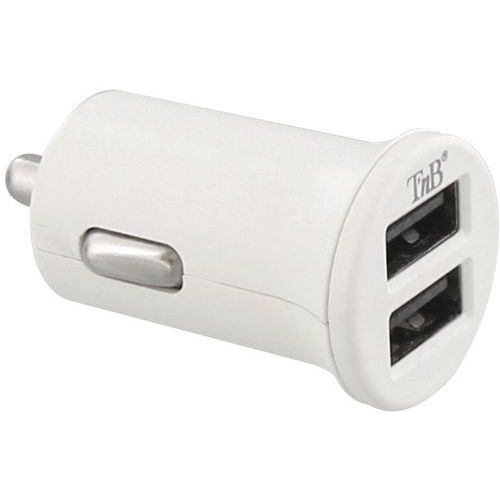 Chargeur Allume-cigares 2 Ports Usb-a 12w Compact
