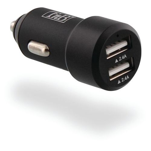 Chargeur Allume-cigares 2 Usb-a 24w Race - Noir