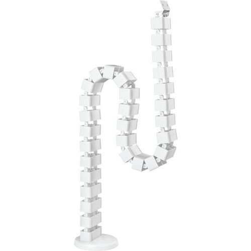 Guide Câble Articulé Avec Base En Métal Ergo Line - Blanc