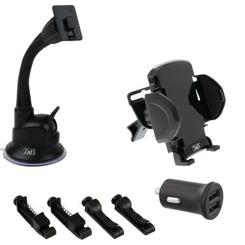 Kit Voiture Chargeur Allume-cigares Et Support Multi Surface