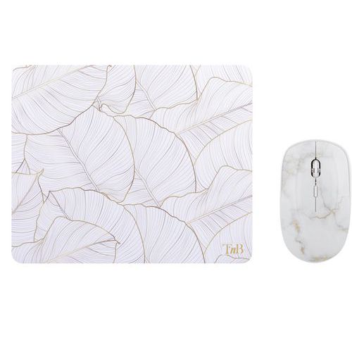 Pack Tapis De Souris Et Souris Sans Fil Gold Exclusiv