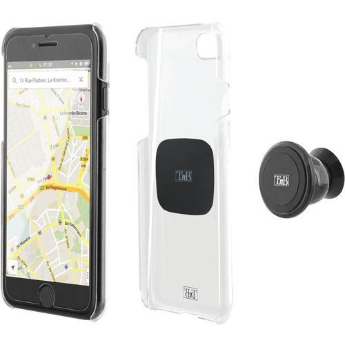 Support Aimanté Smartphone Rotatif Adhésif