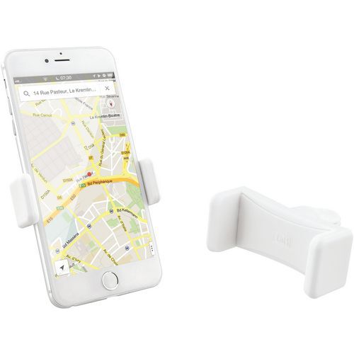Support Smartphone Mâchoire Compact Grille D'aération Blanc