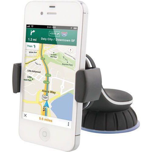 Support Smartphone Mâchoire Toutes Surfaces Carbone