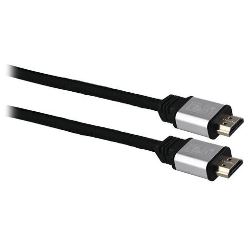 TNB - Câble HDMI Mâle vers Mâle 4K - 3m Noir - Haute Qualité Vidéo
