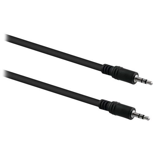 TNB - Câble Jack 3.5mm Mâle vers Mâle - 0.8m Noir - Emballage Recyclable