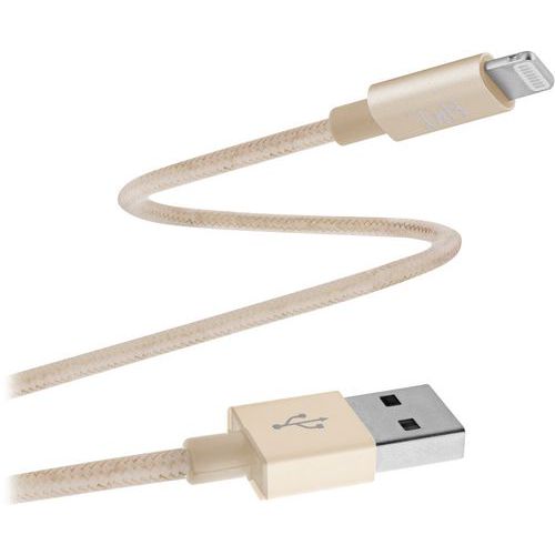 Câble Lightning Tressé - Or