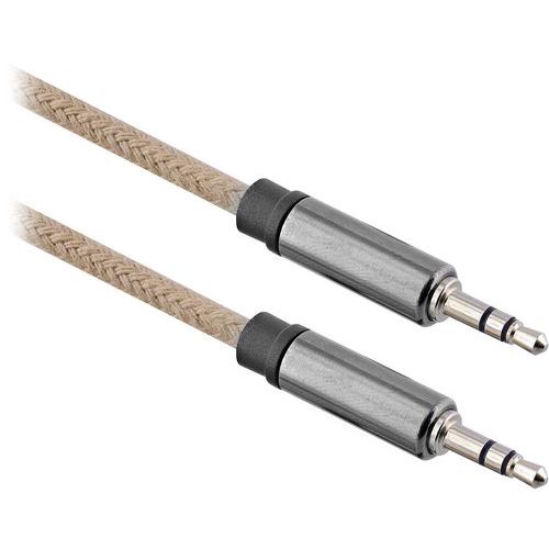 Câble Stéréo Jack 3.5 Mm Mâle Vers Jack 3.5 Mm Mâle Rope