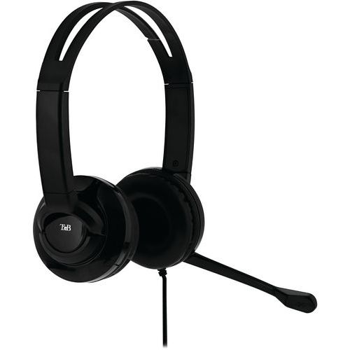 Micro casque filaire multimedia leger HS-200 - TNB Micro casque filaire multimedia leger HS-200 - TNB