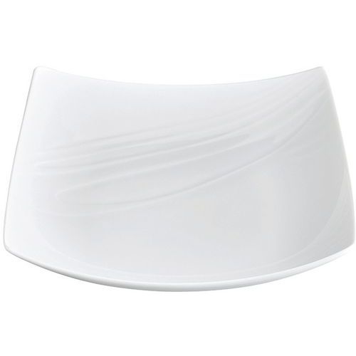 Assiette Plate Carrée Food'ji - 22x22 Cm