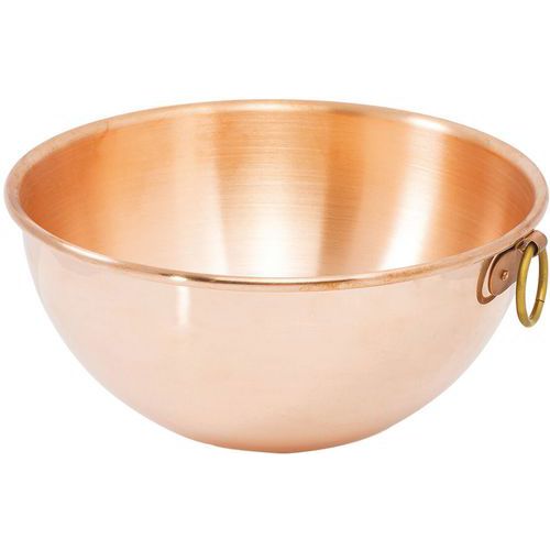 Bassine En Cuivre Demi-ronde - 26 Cm