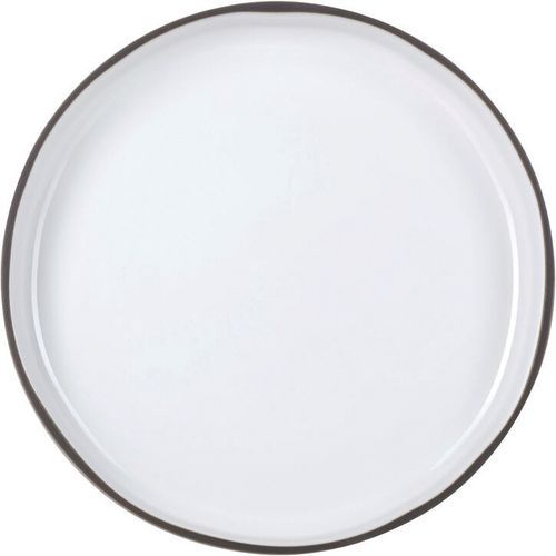 Assiette Gourmets Caractère - Blanc - 23 Cm
