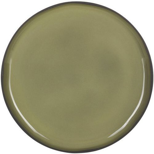 Assiette Plate Caractère - Kaki - 28 Cm