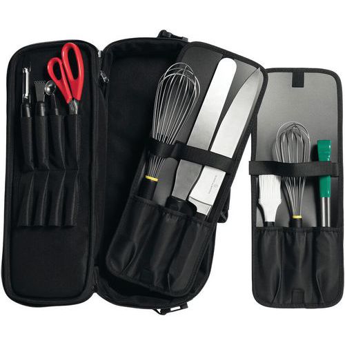 Mallette à Ustensiles Souple - 12 Encoches En Polyester