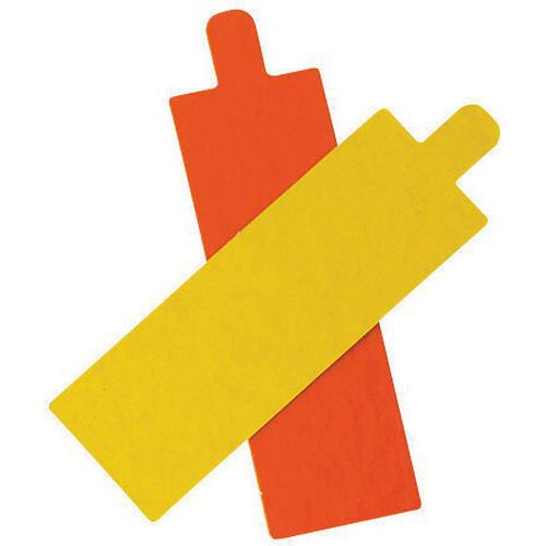 Boîte 200 Mini-cartons - Orange Citron - 45x13 Cm