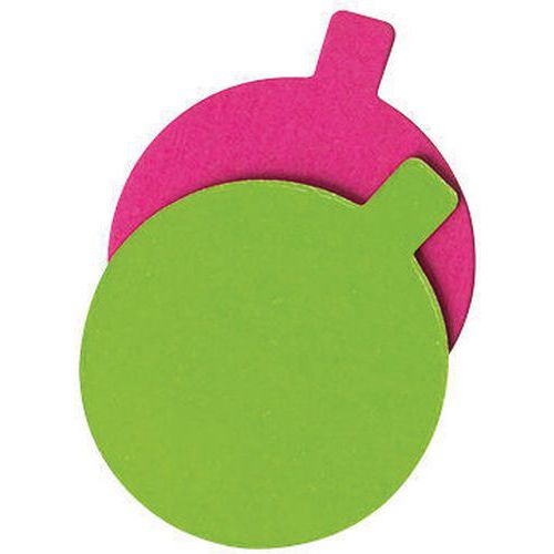 Boîte 200 Mini-cartons Rond - Anis Fuchsia - 8 Cm