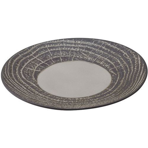 Assiette Plate Arborescence - Poivre - 28 Cm