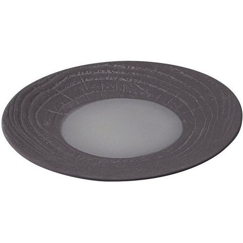 Assiette Plate Arborescence - Réglisse - 28 Cm