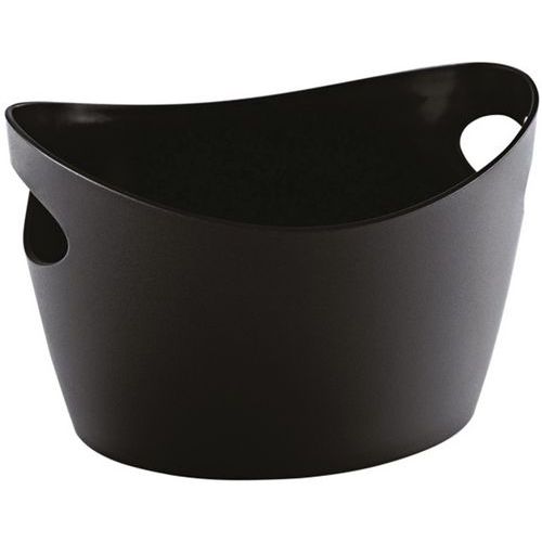 Corbeille En Polypropylène Colorée - Noir