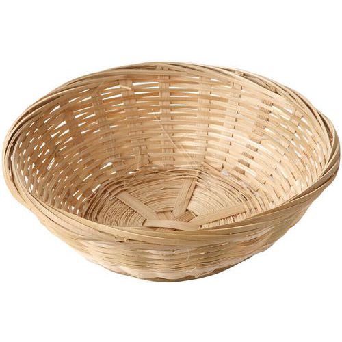 Corbeille à Pain Ronde En Bambou - Ã˜ 18 Cm
