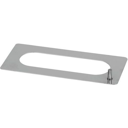 Pochoir Oblong Inox - 145 X 45 Cm