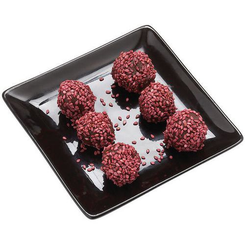 Assiette Clélia - Noir - 12x12 Cm