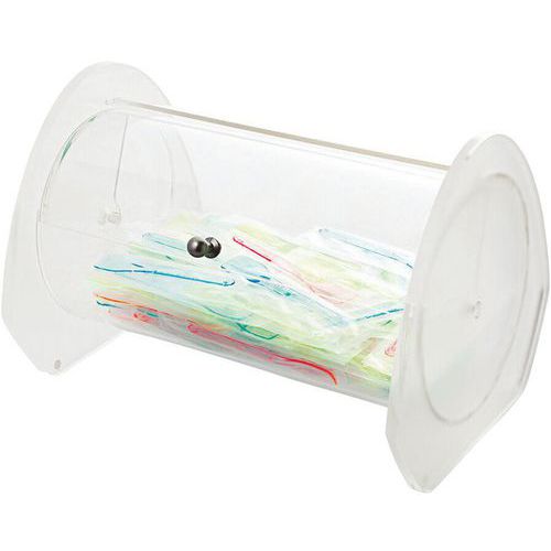 Distributeur De Comptoir Pmma Satiné Couvecle Rotatif