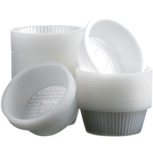 Caissette Pour Baba Polystyrène Translucide - Diamètre 93 Mm