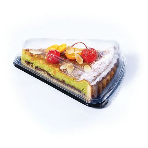Base Pour Tarte Triangle Avec Couvercle Transparent
