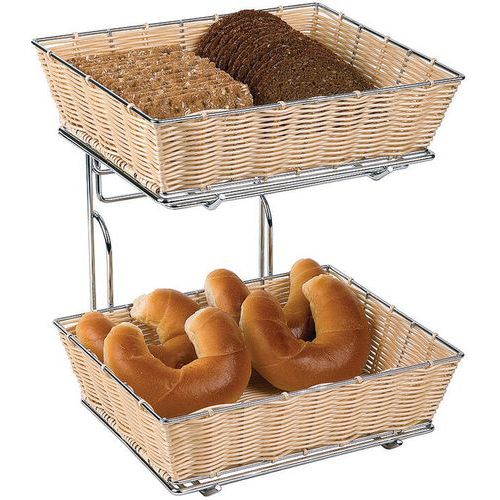 Support Fil Chrome à 2 Niveaux