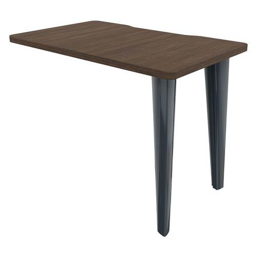 Retour Evidence 100 X 60 Cm Noyer Pied Anthracite