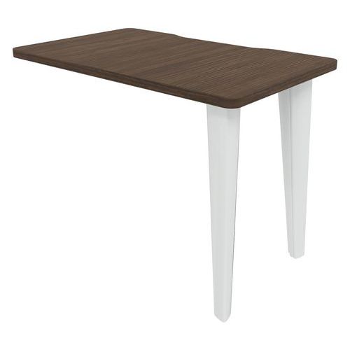 Retour Evidence 100 X 60 Cm Noyer Pied Blanc