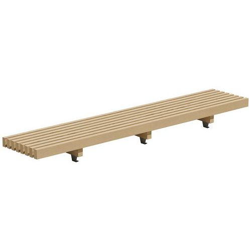 Banquette Basse Modulam 3 Pieds 293 Cm - Non Traité
