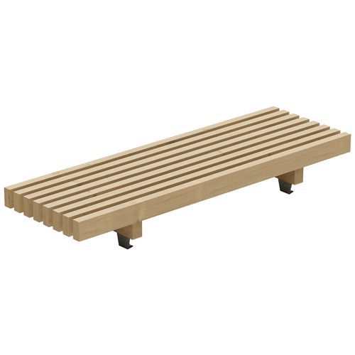 Banquette Basse Modulam 2 Pieds 234 Cm - Non Traité
